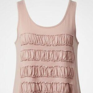 J.Crew Ruffled Tiers Sleeveless Tank Top Size S